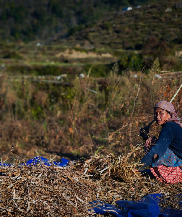 Farmer in Nepal